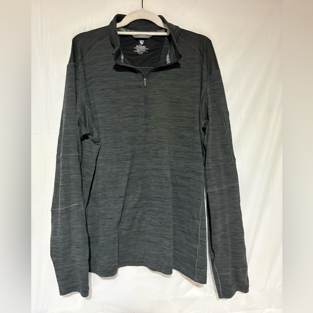Kuhl Men's Long Sleeve Half-Zip Pullover - Charcoal